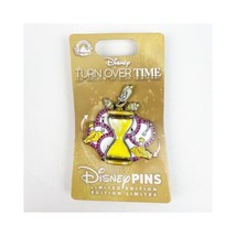 NEW Disney Parks Beauty &amp; The Beast Turn Over Time Lumiere Spinner Hourglass Pin - £17.29 GBP