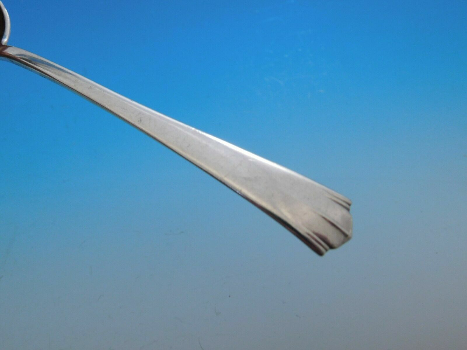 Modern American by Lunt Sterling Silver Sugar Spoon 6" Serving Silverware Item image 2