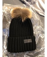 RUME Women Winter Knit Hat Ladies Beanie Hat With Pom Pom NEW IN PACKAGE - £15.56 GBP