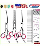 Lightweight 5 in 1 Pet Grooming Scissors with Rounded Tips - Ideal for H... - $47.54 CAD