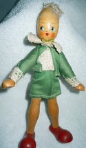 Vintage Wooden Hand Painted German Doll - $12.99