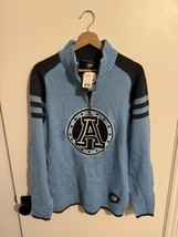 MENS NEW NWT Small Toronto Argonauts CFL Saga Sports Football QuarterZip... - $659.42 MXN