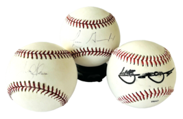 3 Signed Baseballs Luis Gonzalez Troy Glaus Shin Soo Choo Rawlings Official MLB - £113.26 GBP