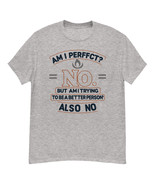 Men&#39;s &#39;Am I Perfect No&#39; T-Shirt: Humorous Sarcastic Novelty Tee for Joke... - $22.41 CAD+