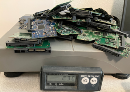 66 Scrap HDD Boards Gold Recovery with Populated ICs 2.3 lbs - $40.89