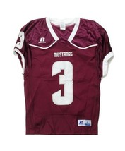 Russell Athletic Color Block Game Football Jersey Men&#39;s L XL XXL Maroon ... - $16.27