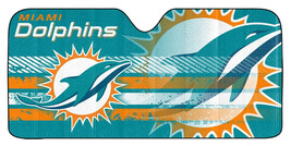 Miami Dolphins Auto Sun Shade - 59&quot;x27&quot; - $1,126.25 MXN
