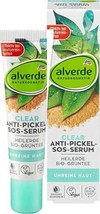 Alverde NATURAL COSMETICS Clear SOS anti-pimple serum - clay and green tea, 15 m - £14.85 GBP