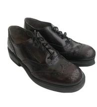 J. Crew Men&#39;s Black Wingtip 42299 Ludlow Dress Shoes Rubber Soles Italy Size 8.5 - £25.09 GBP