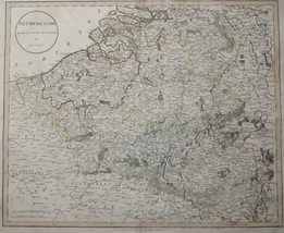 Netherlands Drawn From The Best Authorities Old Map 1801 - £63.81 GBP