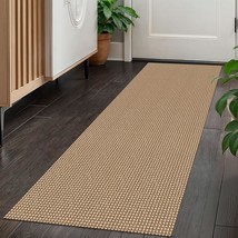 Kozyfly Boho Hallway Runner Rug 2X5 Ft Washable Hallway Carpet, Tan/Oran... - $827.80 MXN