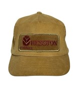 Vtg Trucker Corduroy Snapback Hat Fiatagri Hesston Tractors Swingster US... - $58.79 CAD