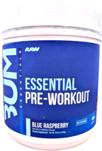 RAW Nutrition CBUM Essential Pre Workout Powder Blue Raspberry 1.78 lbs.... - $43.55