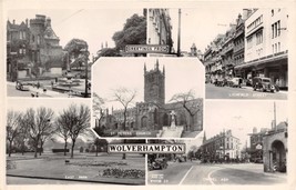 Wolverhampton West Midlands UK~MULTI-PHOTO Postcard Litchfield St~Chapel Ash - £2.42 GBP