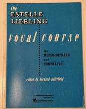 Estelle Liebling - Vocal Course for Mezzo-Soprano &amp; Contralto Sheet Musi... - $12.95