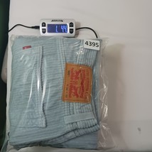 Levi's 505 Men's Size 34x32 Fits 32×32 Blue Coton Pants Straight image 11