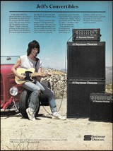 Jeff Beck with Fender Telecaster 1985 Seymour Duncan guitar amp advertisement ad - £3.09 GBP