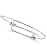 Fine Jewelry Sterling Silver Expandable Bangle - £208.17 GBP