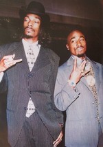 Tupac and Snoop Poster  24&quot; x 36&quot; Tupac Shakur, Snoop Dogg New! - $9.48