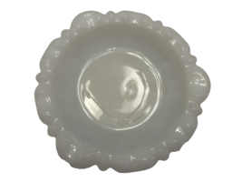 Candy Dish Trinket Anchor Hocking White Milk Glass 5 Inch Diameter Round... - £11.56 GBP