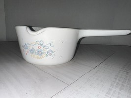 Vintage Corning Ware Country Cornflower 1L Saucepan With Pour Spout S-1-b - $20.57