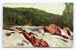 Kootenay Fiume Falls Nelson British Columbia BC Canada 1907 DB Cartolina M8 - £7.06 GBP