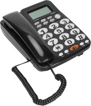 Corded Standard Phone With Answering System And Caller Id, Desk Telephon... - $44.93