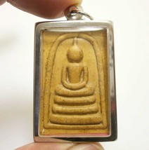 Phra Somdej Kaiser Wat Rakang amulet back Katha Chinabanchorn blessed 1990s powe - £40.11 GBP
