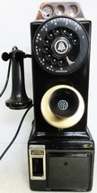 Automatic Electric Pay Telephone 3 Coin Slot 1930's #2 - £1,183.08 GBP