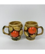 Inarco E3351 Fruit Basket Coffee Cup Mug Orange Spice Lemons Vintage Set... - £11.84 GBP
