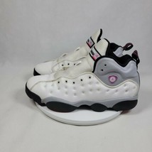 Nike Jordan JUMPMAN Team II GG Sneakers 820276-108 Size 9.5Y White Gray Black - £32.16 GBP