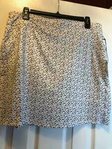 NWT Ladies BELYN KEY White & Black Pebble Jersey Knit GOLF SKORT - S M L & XL  image 2