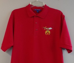 Shriners Mens Embroidered Polo Shirt XS-6XL, LT-4XLT Masons New - £21.30 GBP+