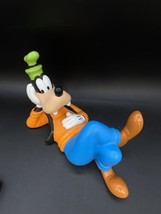 Goofy Disney Laying Down Relaxing 12&quot; Vinyl Coin Bank Applause PVC - $19.79