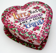 Heart Shape 9X9” Gift Box Life Has No Blessing Like A Good Friend Mary Engelbret - £6.36 GBP