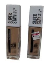 2x Maybelline Super Stay Foundation, Buff Beige 130, 1 fl oz Ea NOS - €12,85 EUR