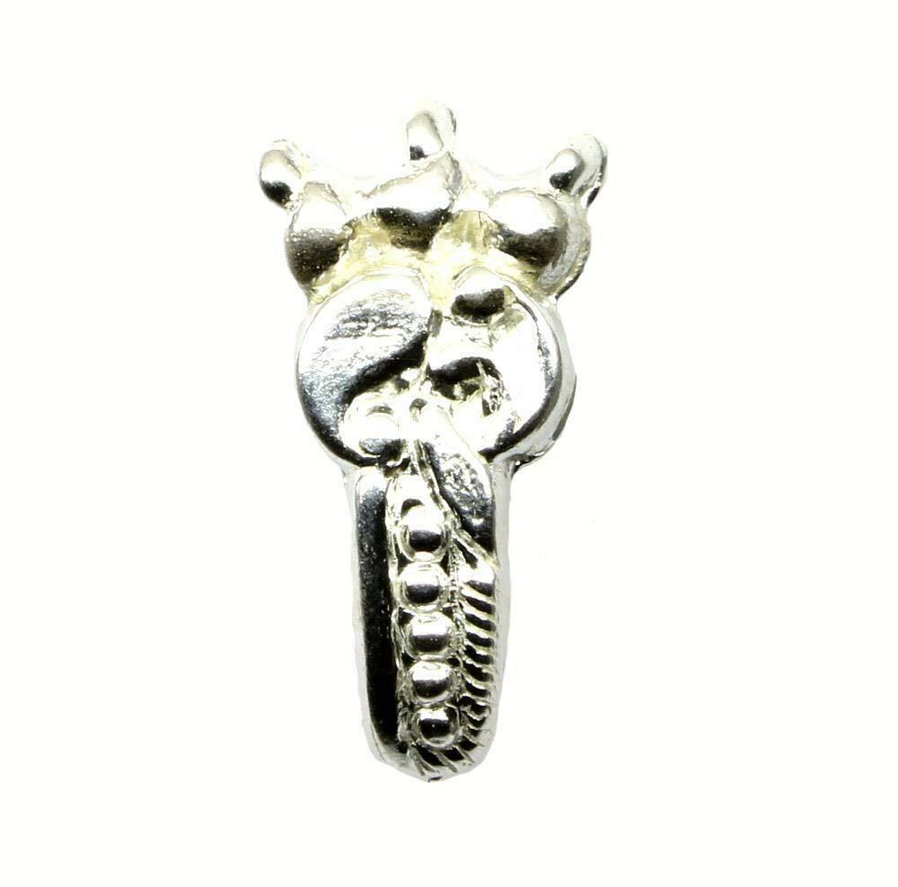 Primary image for Gypsy 925 Argent Sterling Nez Clou , Tire-Bouchon Piercing Bague Courbure L 22g