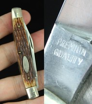 Vintage pocket knife Delrin Japan Stainless &quot;PREMIUM QUALITY&quot; - £23.15 GBP