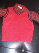 PERFECTLY DRESS sweater vest and matching shirt - £10.37 GBP