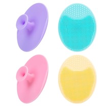 4 Pack Face Scrubber JEXCULL Soft Silicone Facial Cleansing Brush Face  - $312.50 MXN