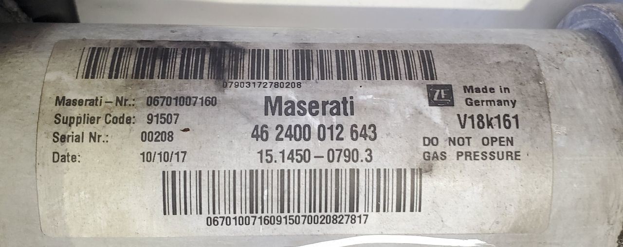 2018 Maserati Levante OEM Front Right Air Suspension Strut Assembly  Item image 4