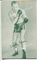 CHARLEY FUSARI-1950-BOXING EXHIBIT CARD G - £12.98 GBP