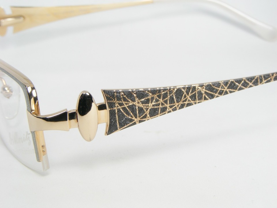 St.Moritz by AMA 4779 003 SILVER /GOLD EYEGLASSES PURE TITAN FRAME 51-17-135mm Item image 5
