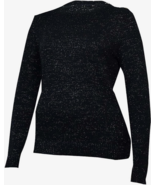 Womens Sweater Crew Neck Black Metallic Plus Size 1X CHARTER CLUB $69 - NWT - £14.33 GBP