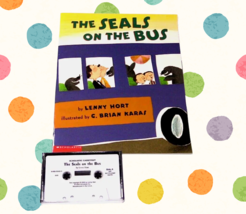 Vintage Scholastic children&#39;s  book and cassette  &quot;The Seals on the Bus&quot;  NEW! - £7.75 GBP