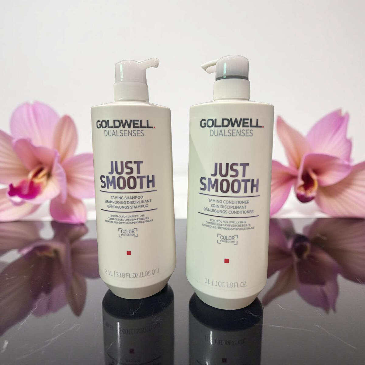 Goldwell Dualsenses Just Smooth Taming Shampoo, Conditioner LiterDuo - $47.00+