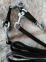 Action Company Leather Draw Reins Dark Oil NEW image 2