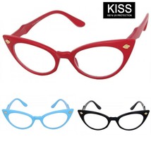 CLASSIC VINTAGE RETRO CAT EYE Style Clear Lens EYE GLASSES Small Frame 5... - £12.84 GBP+