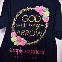 Simply Southern God Is My Arrow Tee Shirt Size Medium - £10.54 GBP
