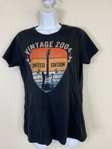 Port &amp; Company Women Size L Black Vintage 2001 Limited Edition T Shirt - £5.66 GBP